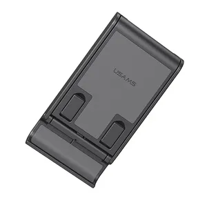 USAMS US-ZJ073 supporto da tavolo pieghevole per telefoni tablet supporto per telefono ultra sottile leggero pieghevole e portatile