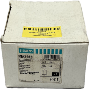 New Plc <strong>3x</strong> 3na3 012 Fuse Block 500v Nh <strong>0</strong> 32a Plc Programming Controller - Product Image 1