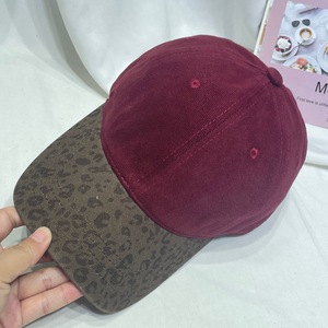 Gorras de Béisbol Personalizadas al por Mayor con Bordado de Leopardo, Gorras Deportivas Ajustables de Algodón Vintage para Senderismo, Camping y Golf - Product Image 4