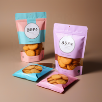 Sachet Doypack BOPP recyclable imprimé sur mesure avec fermeture éclair, directement de l'usine, pour salades, aliments pour bébés, chewing-gums, pizzas, lait, aliments pour animaux de compagnie
