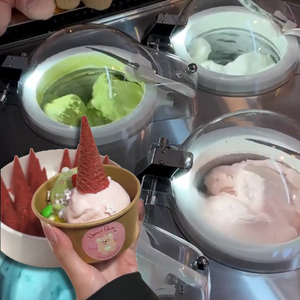 <span class=keywords><strong>Prix</strong></span> <span class=keywords><strong>d</strong></span>'usine Nouvelle machine à crème glacée aux fruits multifonctionnelle 4 saveurs <span class=keywords><strong>de</strong></span> Chine, refroidissement par air, acier inoxydable 304, usage commercial - Product Image 1