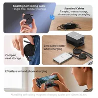 Kabel Data USB-C Smallrig 5611 untuk Pengisian Daya dan Transfer Data, Kompatibel dengan Port USB-C