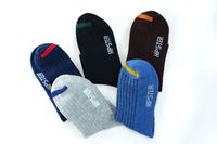 Chaussettes coussinées en coton pour hommes adultes, déodorantes, absorbantes, respirantes et confortables, en bambou, avec lett