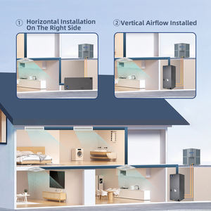 Unité de traitement d'air HVAC Bestcold, pompe à chaleur 2-5 tonnes, 18 SEER2 R454B, <span class=keywords><strong>climatisation</strong></span> commerciale - Product Image 6