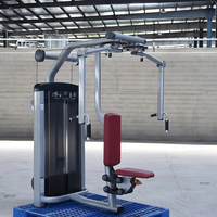 Machine à papillon professionnelle de gymnastique à domicile-Presse thoracique à double action et bras réglables pour un entraînement complet