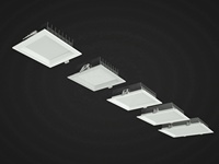 4 "Cadre Carré Anti Éblouissement ZigBee 7W Led Spot Light Panneau Métallique Plafonnier Encastré SMD Downlight pour Cuisine Hôtel