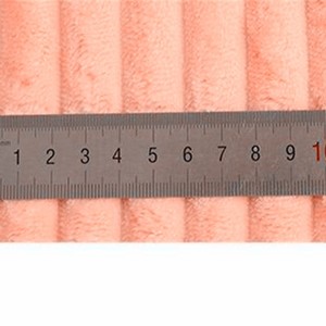 100% 폴리 에스테르 산호 양털 직물 침구 의류 모자-자동차 가방 텐트에 대한 정전기 방지 코팅 패턴 - Product Image 3