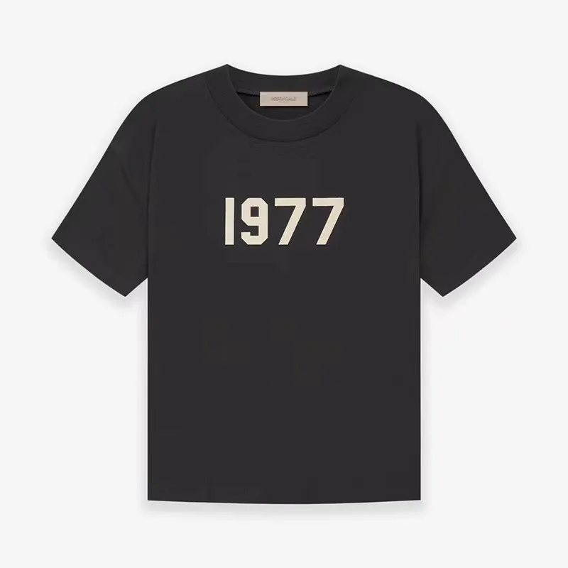 Fog Essentials 1977 ブラック　tシャツ半袖　tee ロゴ　黒 Wholesale FOG Essentials 1977 Short Sleeve T-shirt and