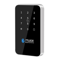 Teclado de Control de Acceso a Puertas RFID de 13.56MHz, Independiente y Comercial, con Aplicación TTLOCK, Inalámbrico y con Código PIN para Puertas de Oficina