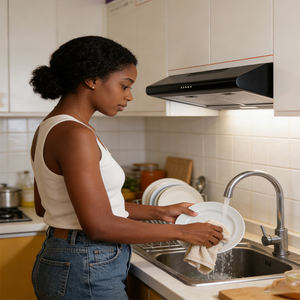 เครื่องดูดควันคุณภาพสูงขนาดเล็กสำหรับใช้ในครัวเรือน และเครื่องดูดควันแบบดูดลง 600 มม. รุ่นพิเศษสำหรับยุโรป - Product Image 4