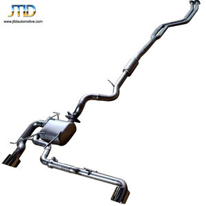 JTLD автомобильная система двигателя, пескоструйная обработка 304SS Catback выхлопная труба для BMW E92 325i - Product Image 4