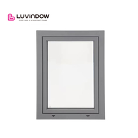 Fenêtre oscillo-battante en aluminium résistante aux ouragans, insonorisée, haute étanchéité à l'air, triple vitrage, pour villa côtière FL