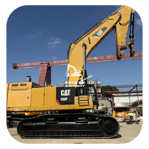 Excavatrice CAT390FL d'occasion de 90 tonnes avec peinture d'origine, engin de terrassement, moteur et pompe inclus - Product Image 1