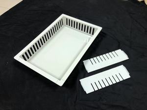 24 <span class=keywords><strong>Litres</strong></span> RAL7035 Plateau à compartiments gris L600xW400xH100 MM Diviser Armoires de rangement en <span class=keywords><strong>plastique</strong></span> Plateau d'armoire rectangulaire - Product Image 4