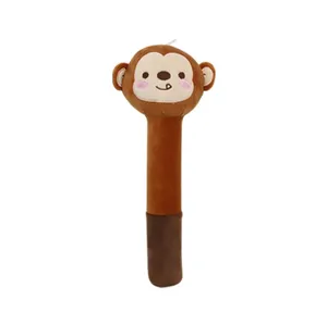 Wholesale cartoon cute animal massage hammer creative plush toy bang back stick