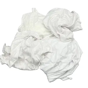 Промышленная Чистящая тряпка, текстильная ткань, тряпки, 100% хлопок, сильное поглощение масла, белая футболка, тряпки