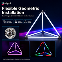 Tube lumineux LED adressable à 360 degrés de 40 mm, RGB RGBW, IP67, étanche, barre lumineuse LED intelligente pour la scène, la décoration extérieure