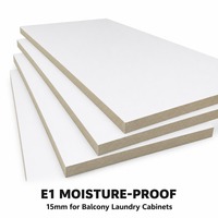 MDF résistant à l'humidité et aux taches de 15 mm, panneau de fibres spécial pour armoire de buanderie pour balcon