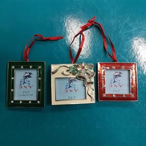 Adorno Navideño de Metal para Fotos, 2x2 Pulgadas, Decoración Colgante para Árbol, Marca Jxy, Regalo Navideño - Product Image 2