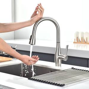 Grifo de Cocina Extraíble de Acero Inoxidable con Sensor Táctil Inteligente, Mezclador de Agua con Panel Táctil y Certificado CUPC - Product Image 5