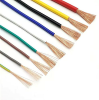 Cable Eléctrico HAOHUI BV de Cobre Sólido de 1.5mm, 2.5mm, 4mm, Unipolar, Aislamiento de PVC H07V-U THHN, 450-750V