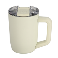 Tasse à café portable en acier inoxydable 304 à double paroi avec couvercle, tasse à lait isolée