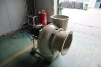 Fibre de verre gris foncé personnalisable OEM ignifuge de système de ventilation de ventilateur centrifuge de moteur de conversion de fréquence de 3 phases