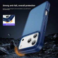 Coque antichoc double couche renforcée pour iPhone 16 17 18 Pro Max, avec coins surélevés, protection quotidienne anti-chute et anti-casse