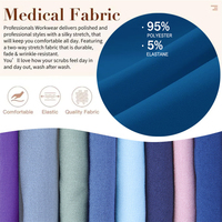 Tenues Médicales Toutes Saisons Unisexe, Blouses et Pantalons Infirmière Respirants Séchage Rapide, Uniformes de Travail pour Chefs, Cliniques Vétérinaires, Hôpitaux