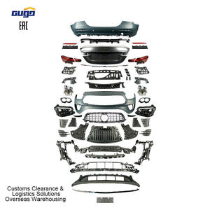GUGO 신품 2016-2020년형 메르세데스-벤츠 E클래스 W213용 바디킷, 2021년형 E53 AMG 모델 벤츠 차량용 전면 및 후면 범퍼 업그레이드 - Product Image 1
