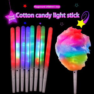 <b>3</b> Modes 31.5cm Colorful LED Glow Sticks Cotton Candy Marshmallows Sticks LED Light Tubes Party Props Party Supply - Product Image 5