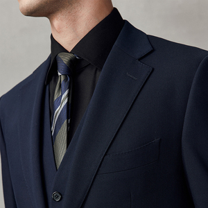 Высококачественный формальный свадебный костюм, деловой мужской костюм из 2 предметов, роскошный пошив, однобортный костюм для мужчин - Product Image 2