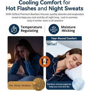 Ensemble de pyjama pour femmes en gros – Haut à col rond et manches longues, pantalon de yoga à carreaux, vêtements de nuit doux et confortables, du S au XXL - Product Image 4