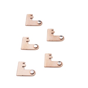 Độ chính xác cao Composite kim loại phụ kiện kim loại đóng dấu tấm với Bạc địa chỉ liên lạc cho chuyển đổi - Product Image 5