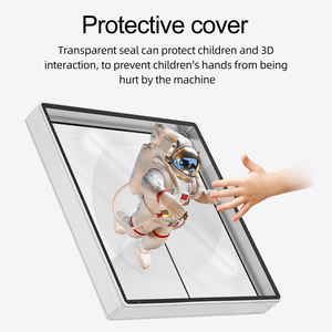 Boîte lumineuse LED rectangulaire 3D holographique suspendue pour extérieur, en aluminium thermoformé, haute luminosité, double face, publicitaire - Product Image 3