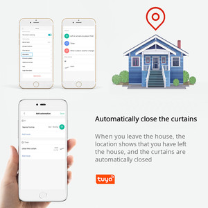 Moteurs de rideaux électriques de luxe Zemismart Wifi avec accessoires de rail, application Tuya, commande vocale Alexa et Google Assistant, réglables - Product Image 4