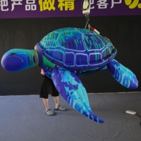Modèle de tortue marine gonflable géante et mignonne pour publicité d'événements extérieurs personnalisés, ballon animal marin tortue