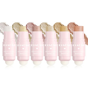 Barra de Maquillaje Impermeable para Contorno, <span class=keywords><strong>Bronceador</strong></span>, Iluminador, Sombra de Nariz con Brillo, Colorete, Corrector y Resaltador de Maquillaje - Product Image 6