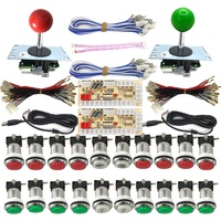8way 5pin joystick bouton led arcade zero delay diy kit encodeur usb pour pc joystick
