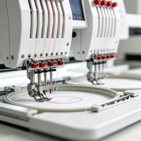 Machine à broder numérique haut de gamme à entraînement par vis à billes pour casquettes, idéale pour les confections de vêtements flexibles
