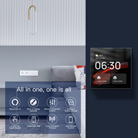 Contrôle central intelligent Wifi avec écran tactile de 4 pouces, contrôlé par l'application Tuya, avec Alexa intégré