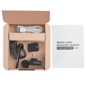 Walkie Talkie <b>Bluetooth</b> Headset K M Type Adapter On Ear Motorcycle PTT <b>Transmitter</b> Waterproof - Product Image 1