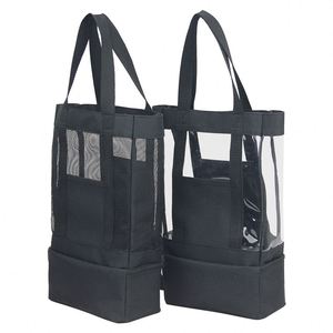 Bolsa de Playa Aislada con Logotipo Personalizado OEM, Bolsa Refrigerante de Picnic de Doble Capa - Product Image 1