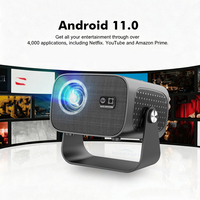 Mini-projecteur A10 pas cher d'usine, projecteur vidéo numérique 720P avec double Wi-Fi, Android 11, projecteur LCD, lecteur multimédia pour cinéma maison