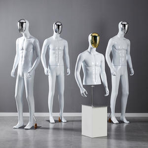 <span class=keywords><strong>Mannequin</strong></span> <span class=keywords><strong>Homme</strong></span> Adulte Entier avec Tête et Support en Plastique pour Vêtements, Présentoir <span class=keywords><strong>de</strong></span> Vitrine (Modèle Masculin) - Product Image 4