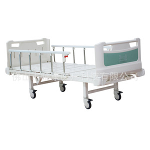 Yao Kang Manual Hospital <b>Bed</b> YK-M202 Two Function Nursing <b>Bed</b> With <b>Side</b> <b>Rails</b> And Wheels For Medical Use - Product Image 4