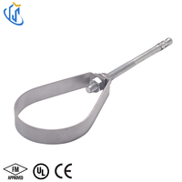 Support de suspension pivotant UL Approved UTT40 FM pour conduite fixe non isolée de 1/2 à 12 pouces avec écrou pivotant moleté