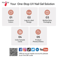 MissGel Fournisseur d'Ongles Ventes Chaudes Gel Constructeur Sans Hema Gel Dur d'Extension Sans Chaleur Vernis Gel Constructeur Sans TPO pour Ongles
