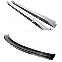 2013-2020 pour Tesla Model S Kit de carrosserie en Fiber de carbone de style PD amélioré jupes latérales de pare-chocs avant capot de becquet de pare-chocs arrière