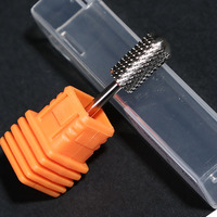 XXC Salón de belleza NUEVO Barril grande Broca superior lisa Herramientas de limpieza de manicura Accesorios Herramienta Broca de carburo de tungsteno de acero